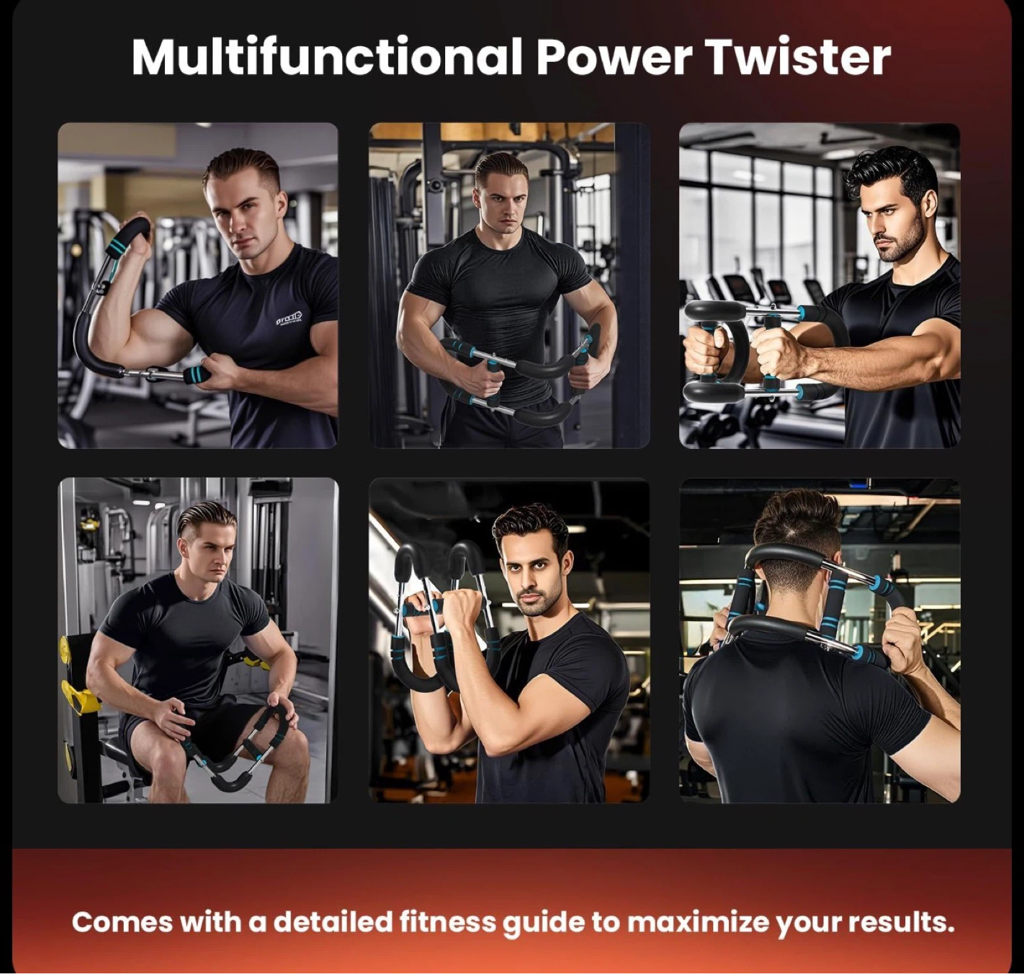 KASRECH Multifunctional Power Twister 40-110 lbs Resistance - photo 3
