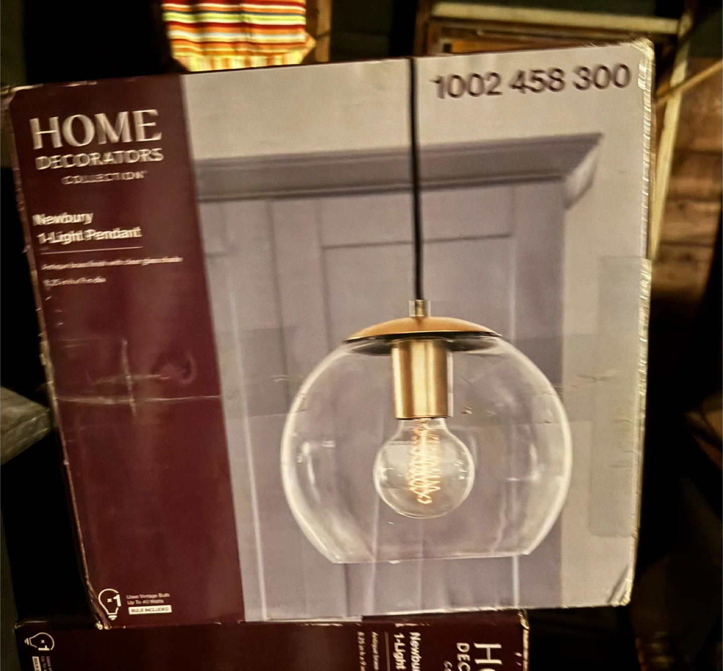 3 Home Decorators Newbury 1-Light Pendant
