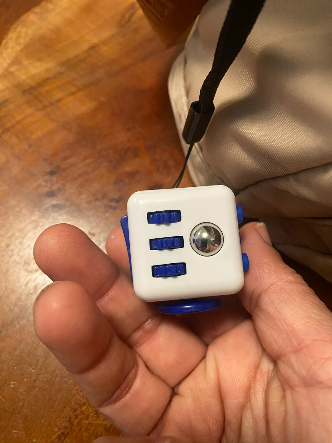 New (unused) White and Blue Fidget Cube - photo 3