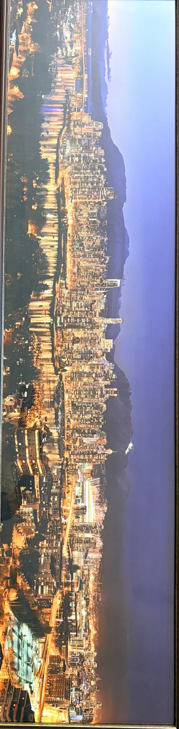 Framed Vancouver Skyline
