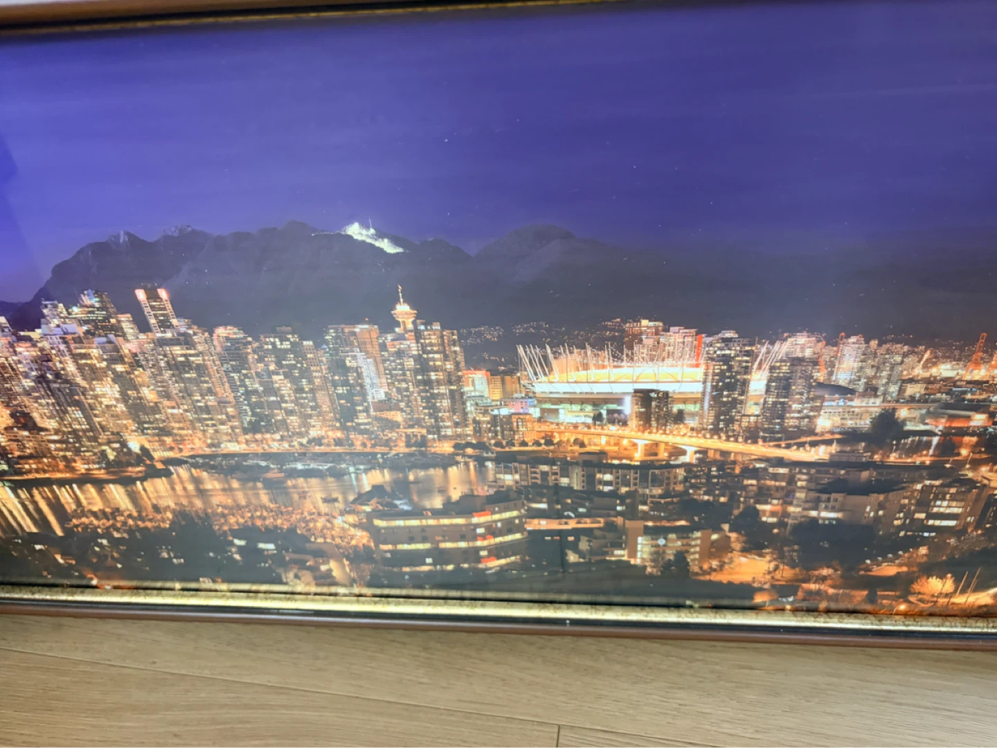 Framed Vancouver Skyline - photo 3