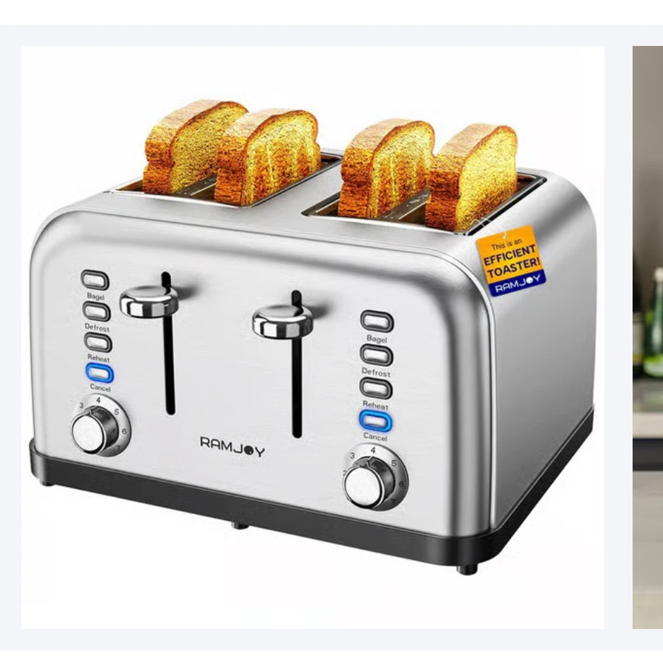 RAMJOY 2-Slice Toaster - photo 3