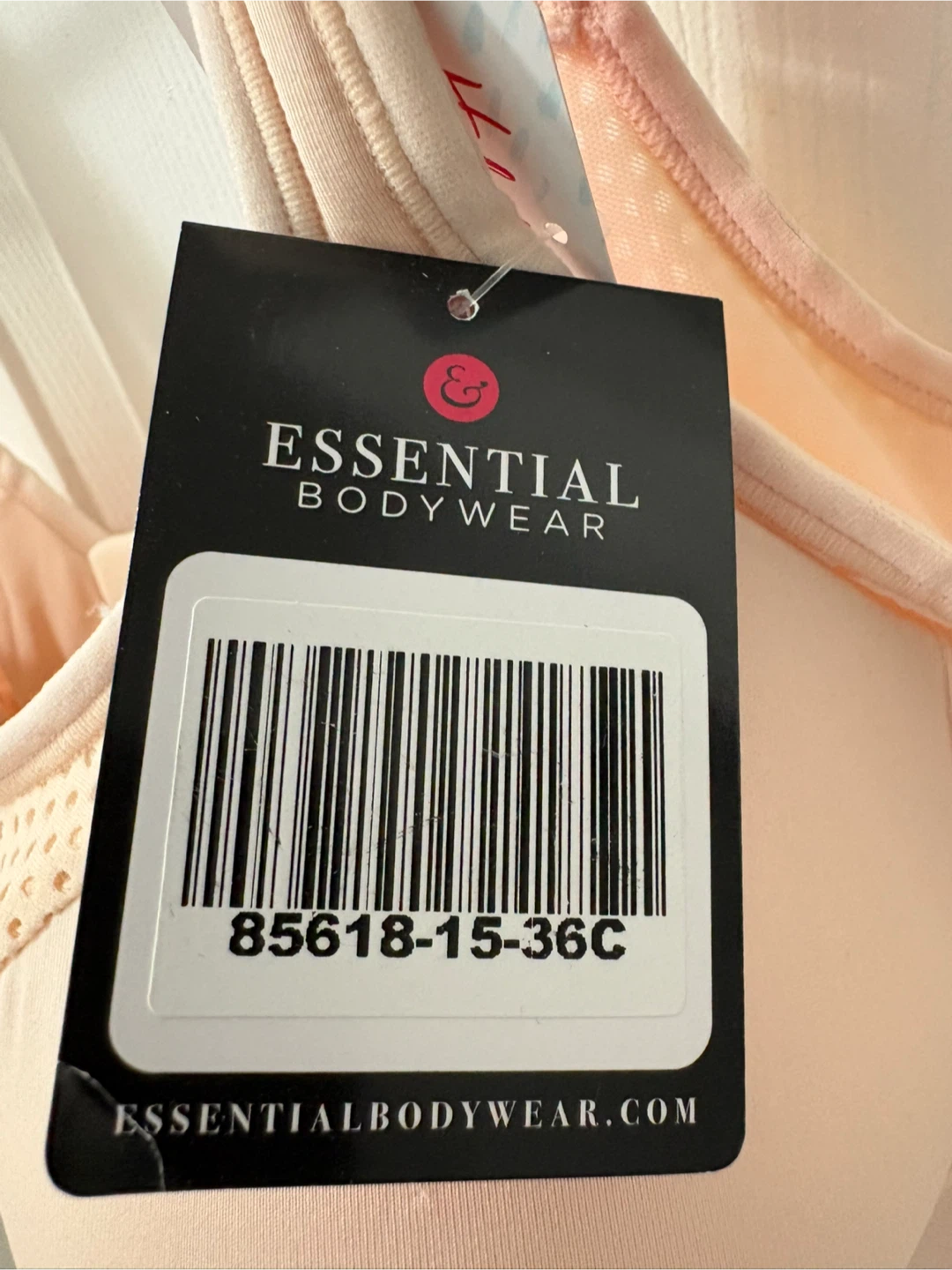 Essential Bodywear Peach Bra - 36C - photo 2