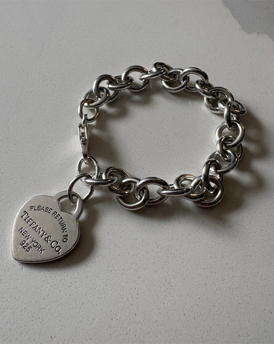 Tiffany & Co. Heart charm Bracelet (18.5cm)(READ DESCRIPTION)