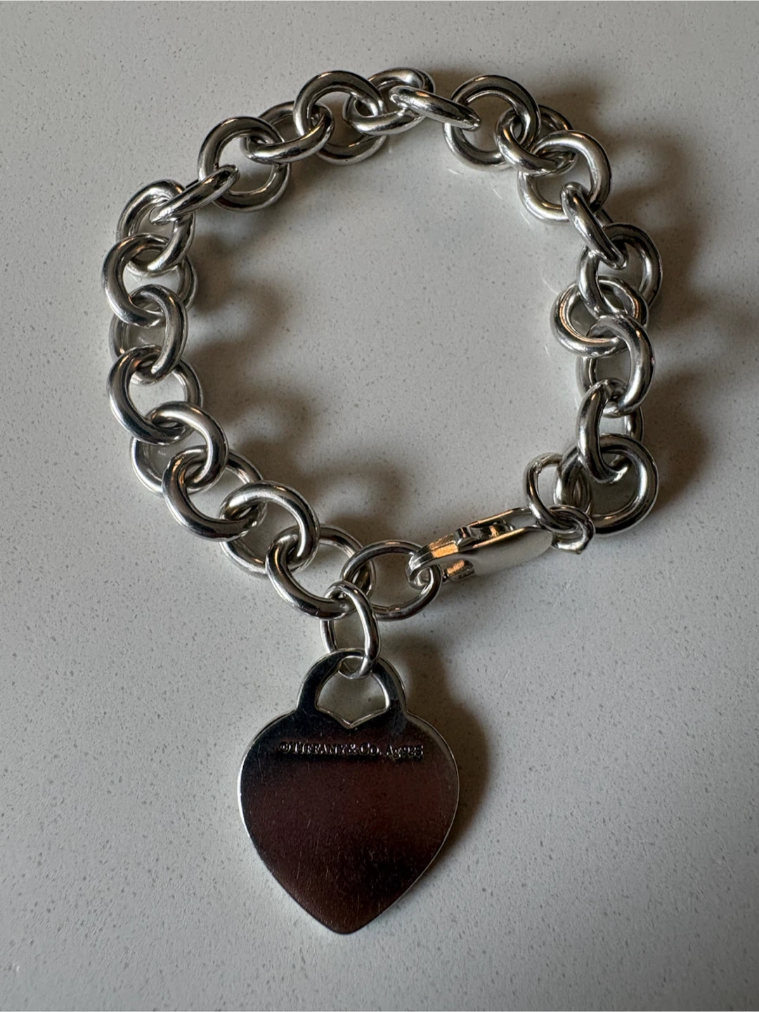 Tiffany & Co. Heart charm Bracelet (18.5cm)(READ DESCRIPTION) - photo 3