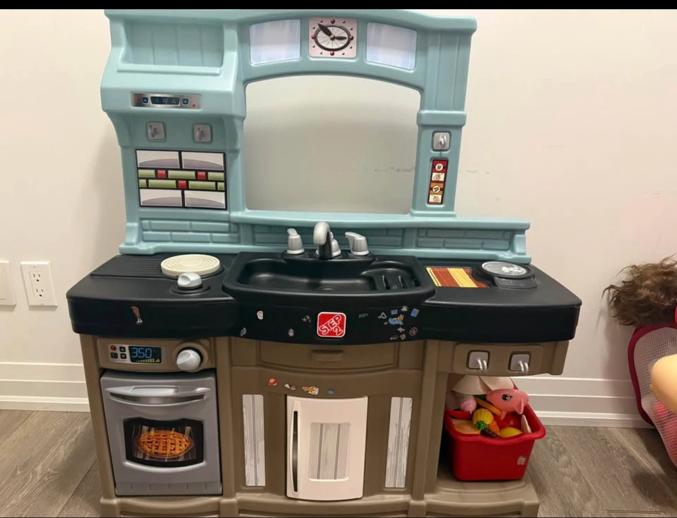Kids kitchen + fruits and veggies