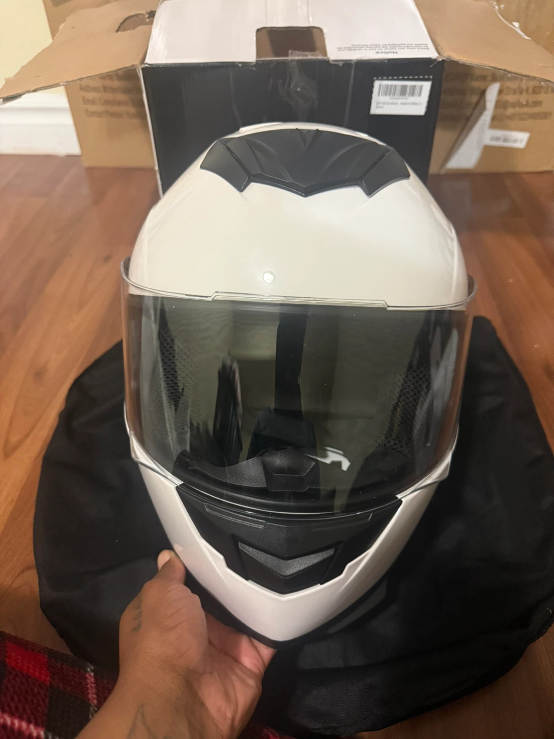 ILM Motorcycle Helmet - Size Large - photo 2