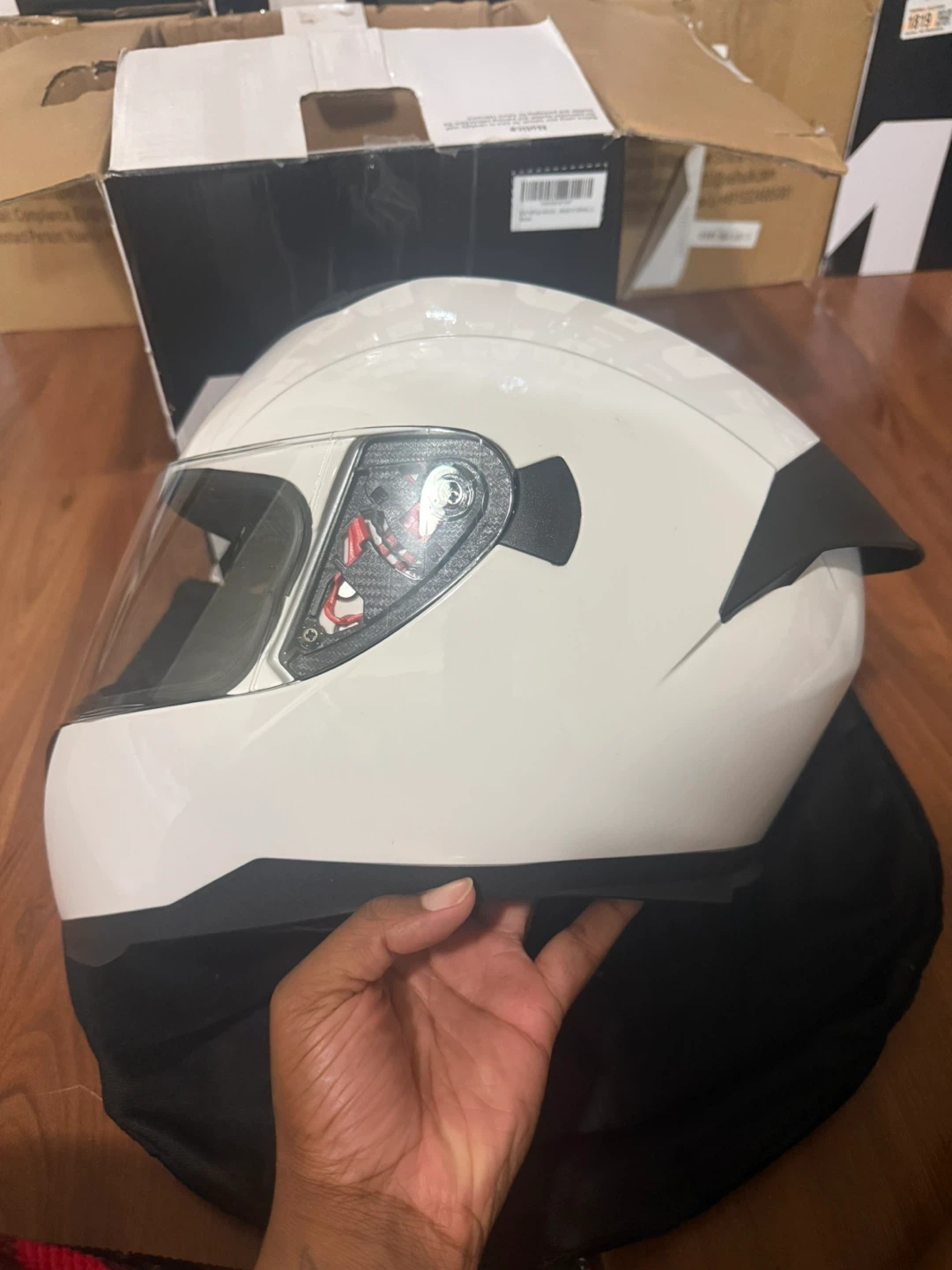 ILM Motorcycle Helmet - Size Large - photo 5