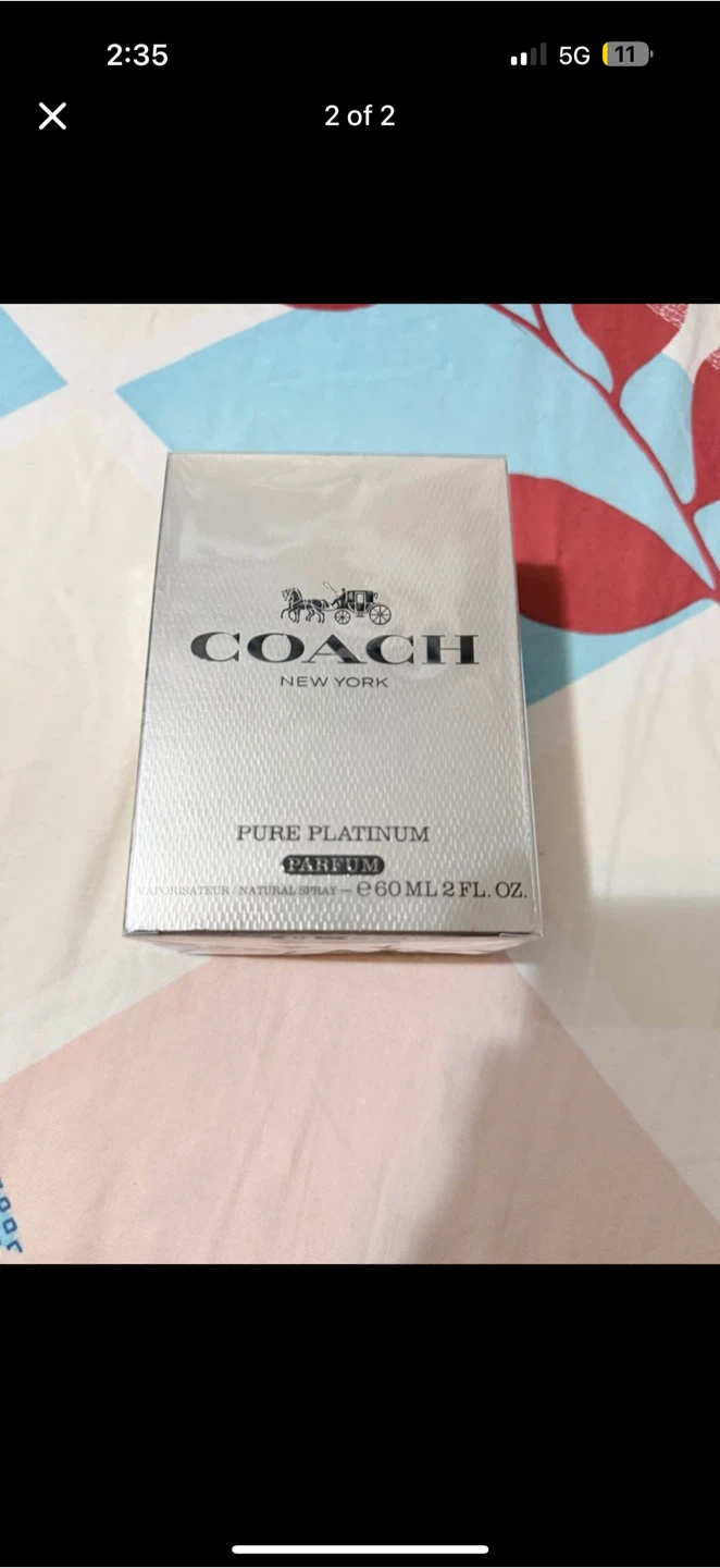 Coach Pure Platinum Eau de Parfum 2 FL. OZ.