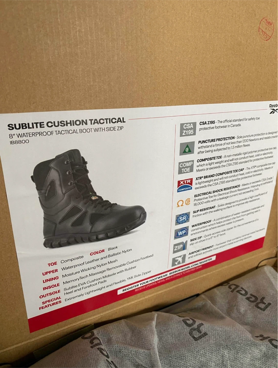 Reebok Breathable Safety boots - photo 3