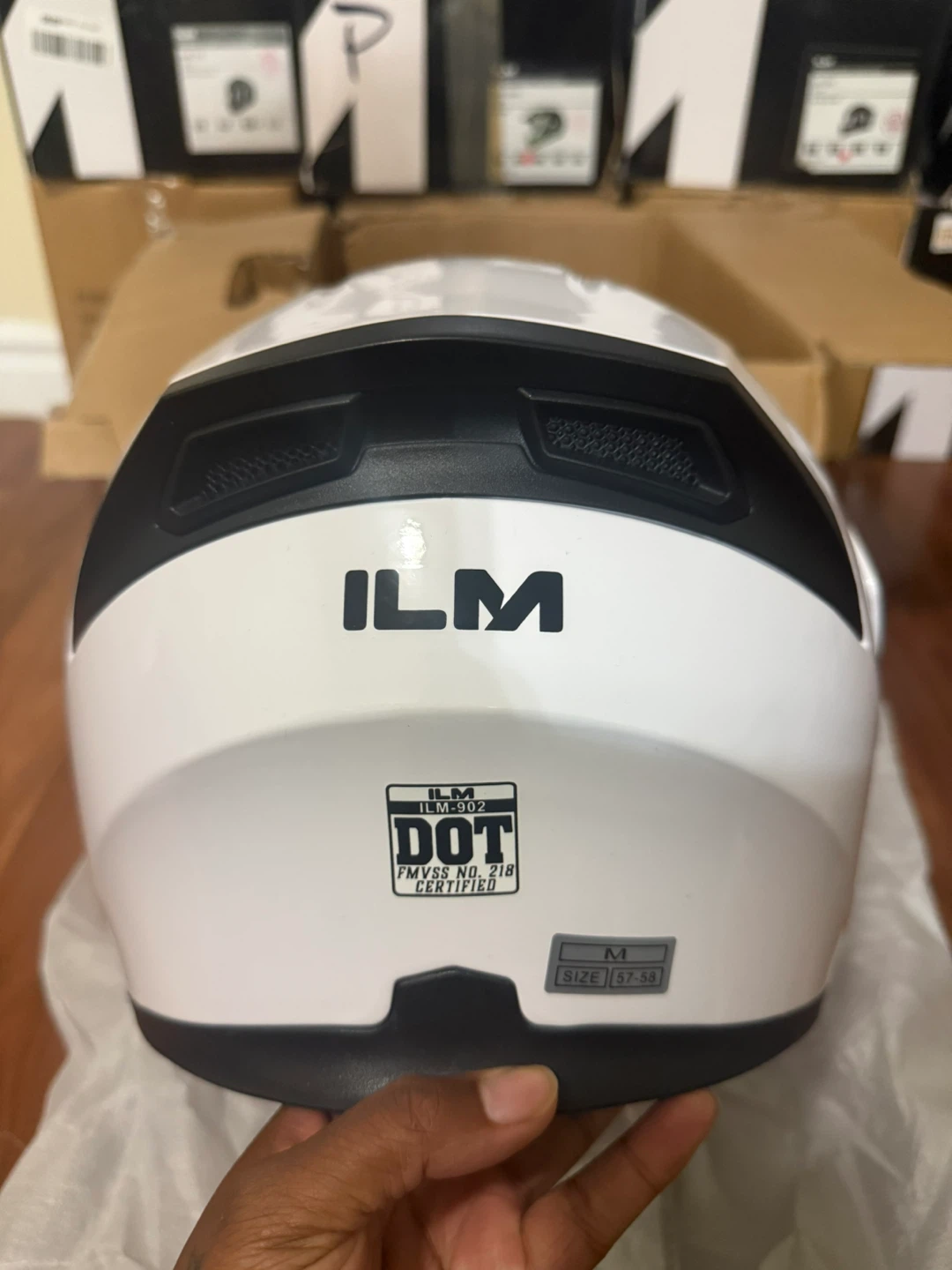 ILM Motorcycle Helmet Size Medium - photo 4