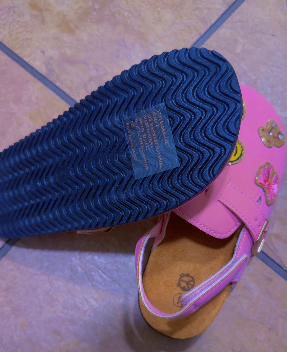 Pink Clogs with Charms Size 4 - photo 2