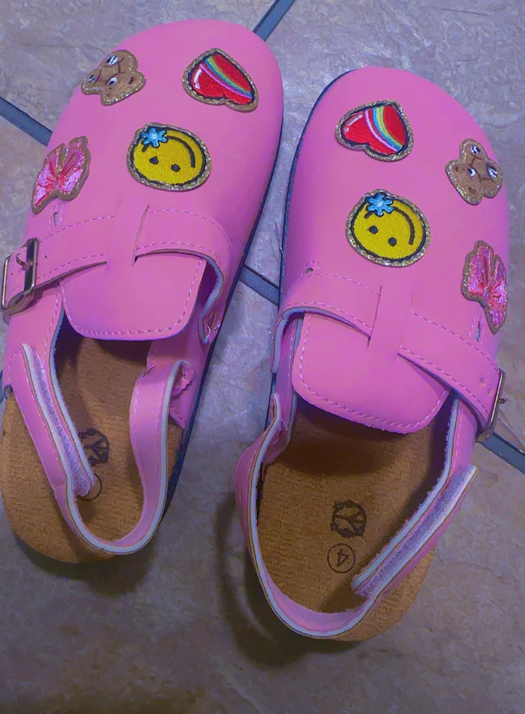 Pink Clogs with Charms Size 4 - photo 3