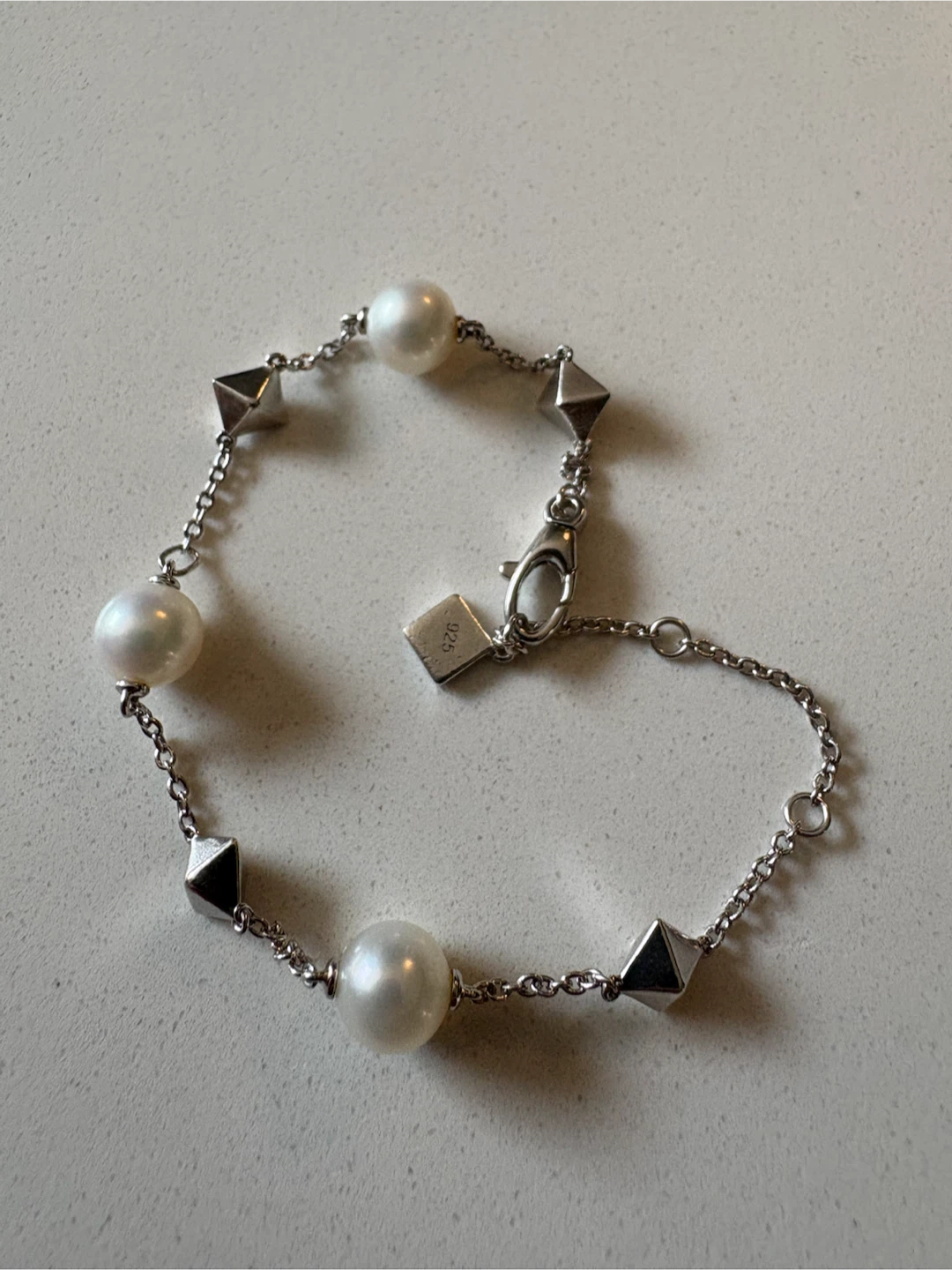 Adjustable Maison Birks Pearl & Stud Bracelet (READ DESCRIPTION) - photo 3