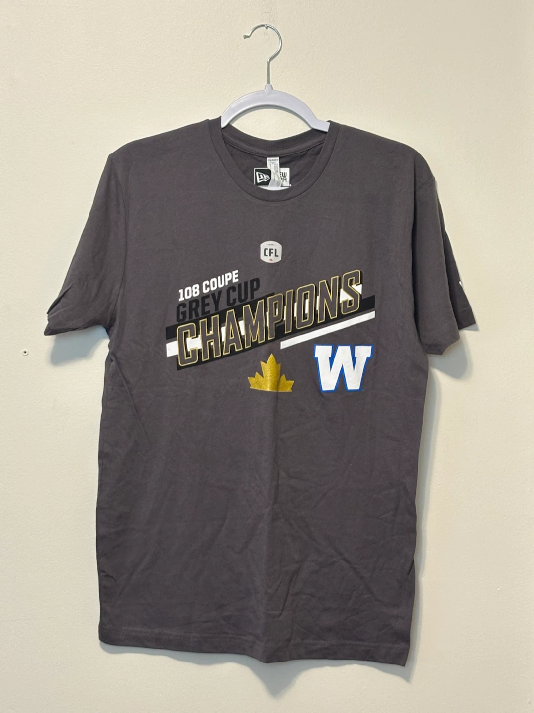 New Era Grey Cup Champions Shirt