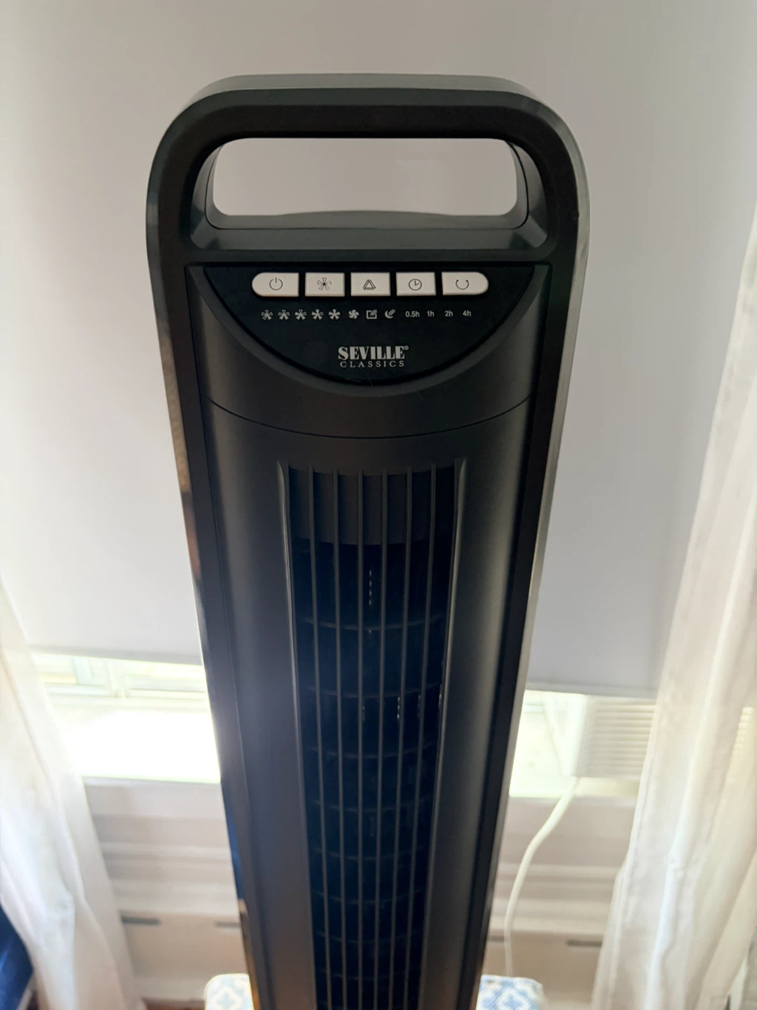 Seville Classics Black Tower Fan with Remote - photo 2