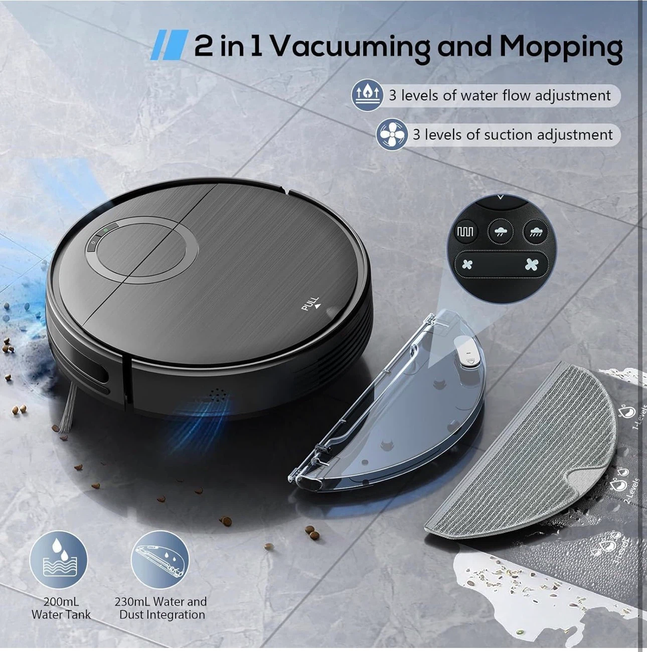 Brand New Robot Vacuum & Mop Combo (2-in-1) – Smart Cleaning - photo 2