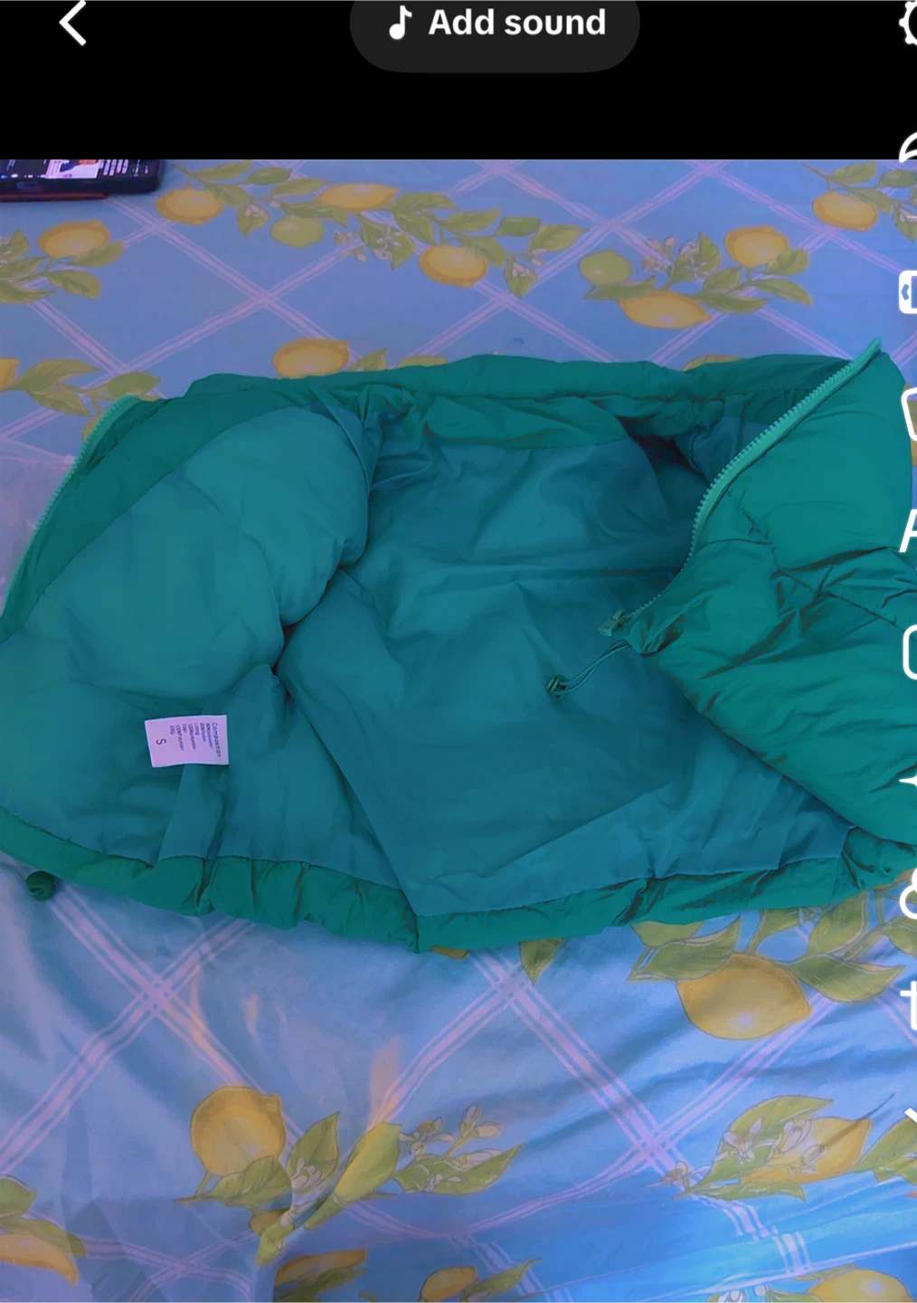 Green Puffer Vest - photo 3
