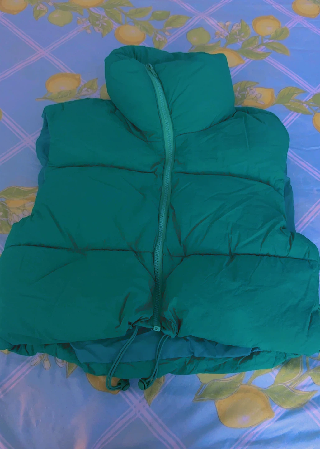 Green Puffer Vest - photo 5