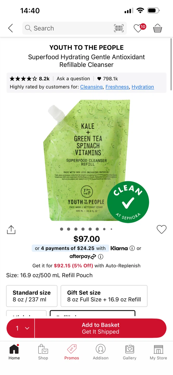 NEW Youth to the People Superfood Cleanser Set - photo 4