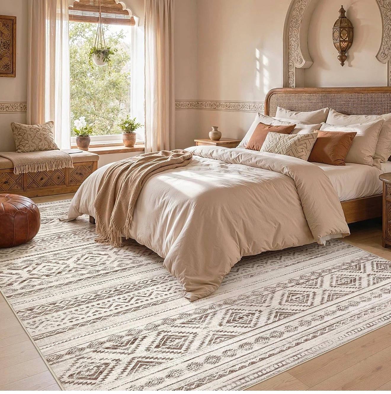 Geometric Pattern Area Rug