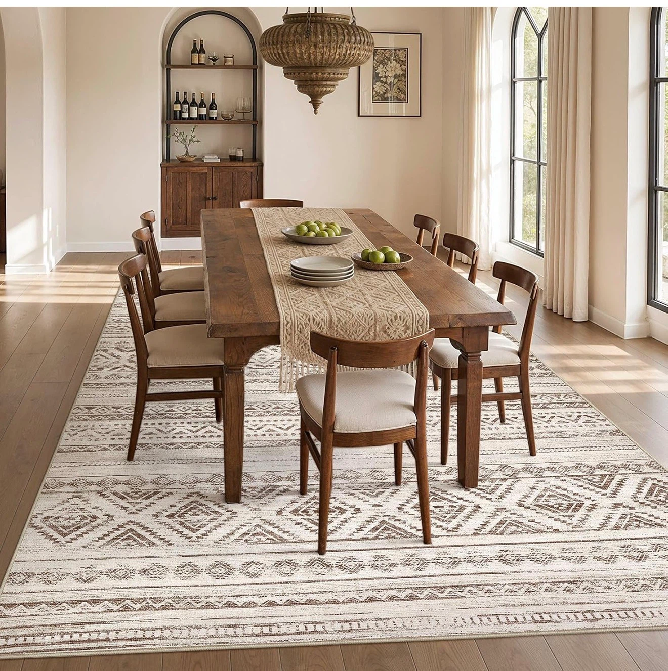 Geometric Pattern Area Rug - photo 2
