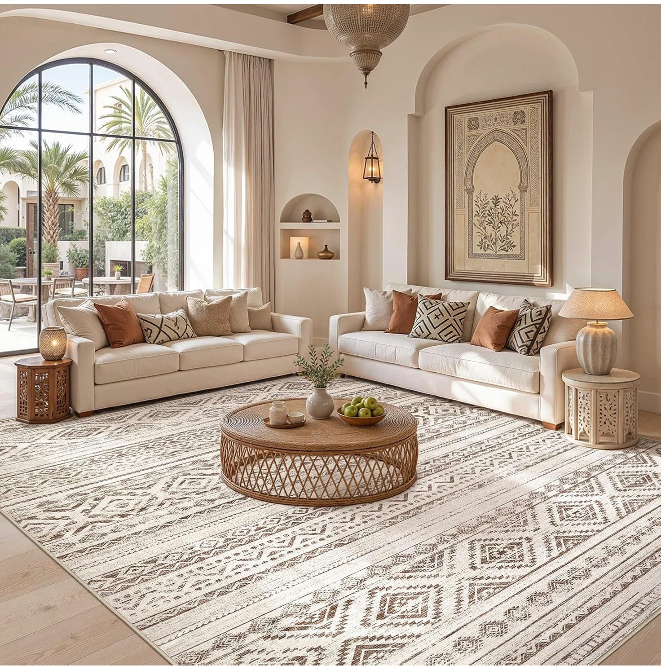 Geometric Pattern Area Rug - photo 3