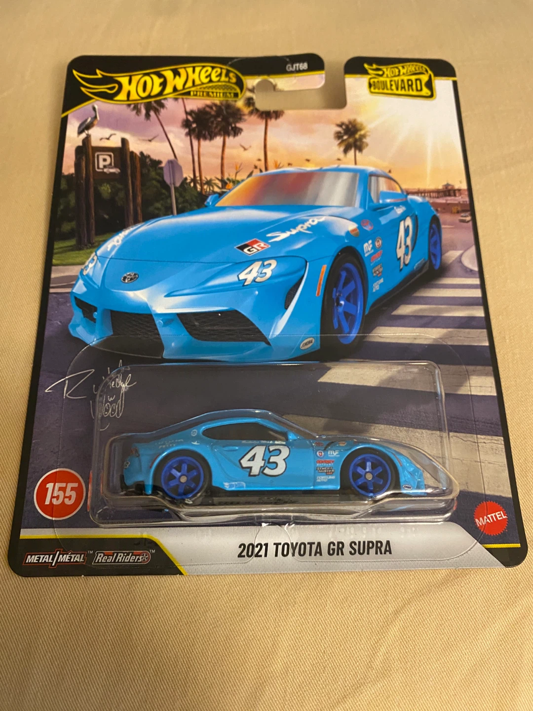 Hot Wheels Premium 2021 Toyota GR Supra Boulevard Diecast Car