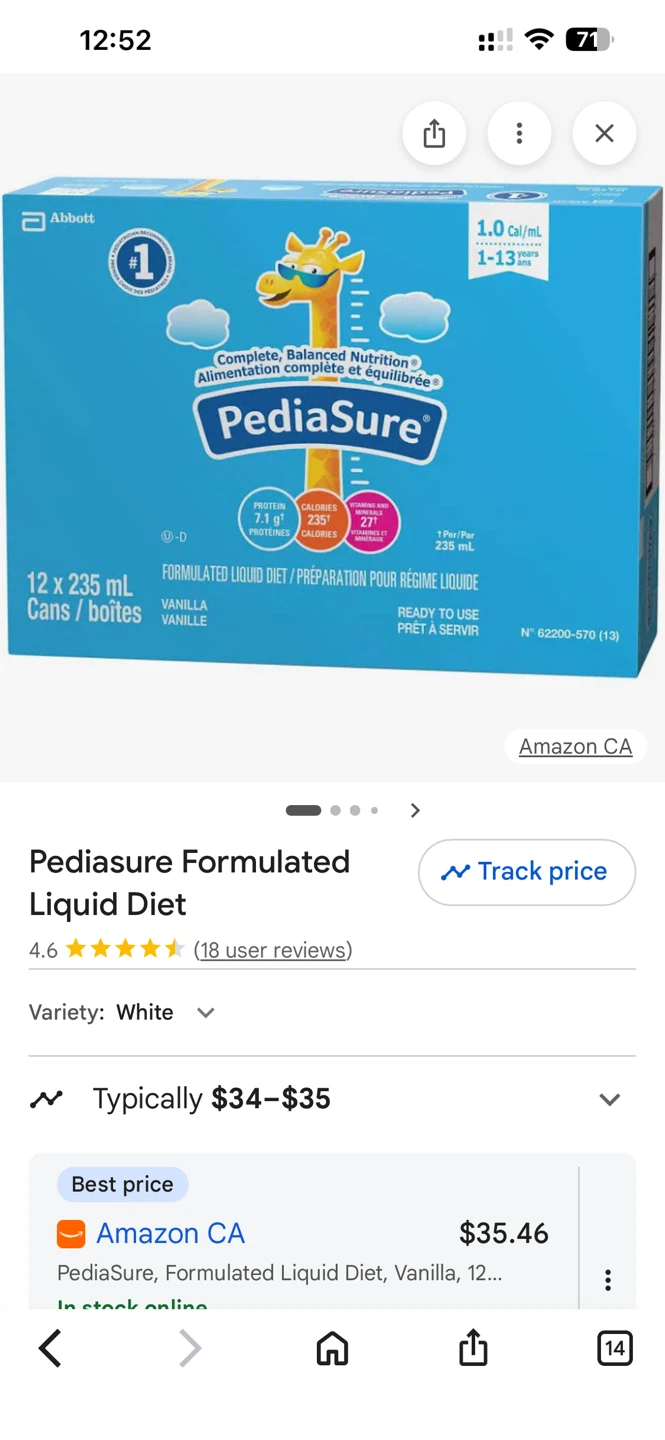 PediaSure Formulated Liquid Diet  235ml - photo 2
