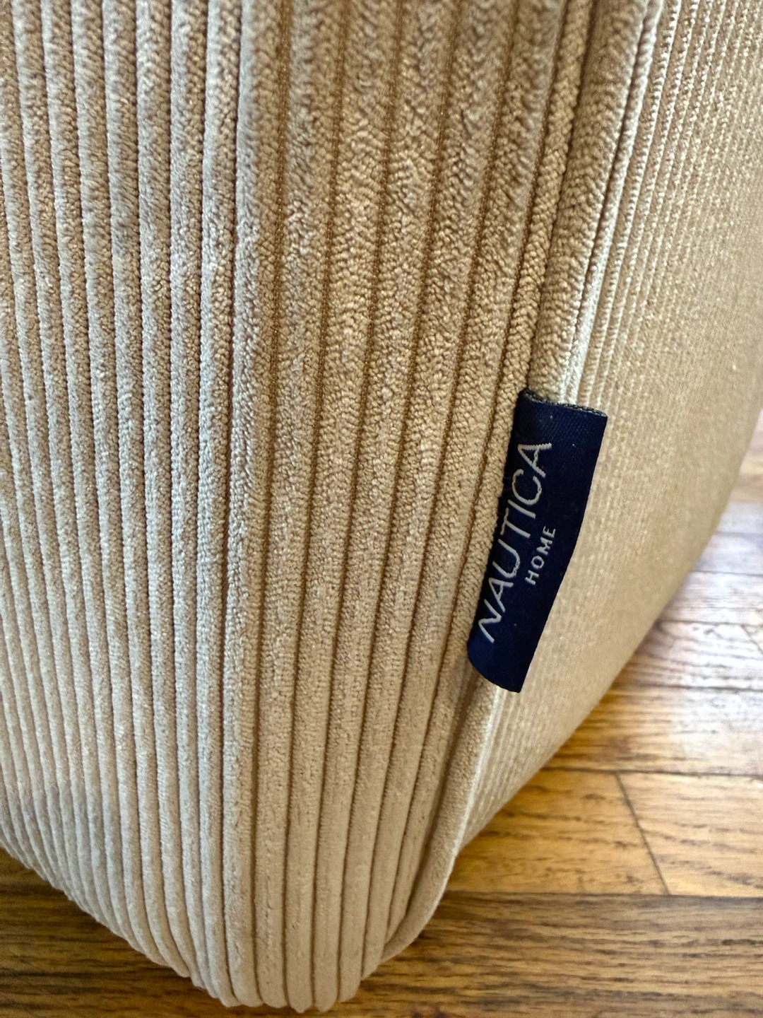 Nautica Home Beige Corduroy Swivel Chair - photo 5