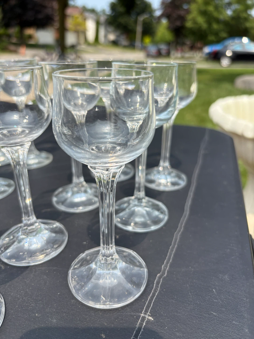 Set of 22 Clear Small Shot Glasses