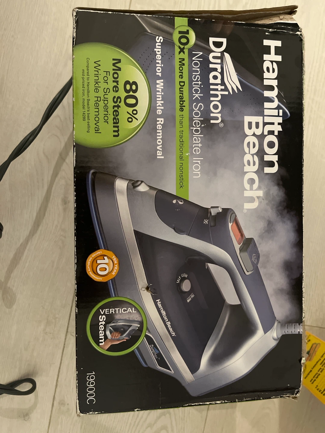 Hamilton Beach Durathon Nonstick Soleplate Iron