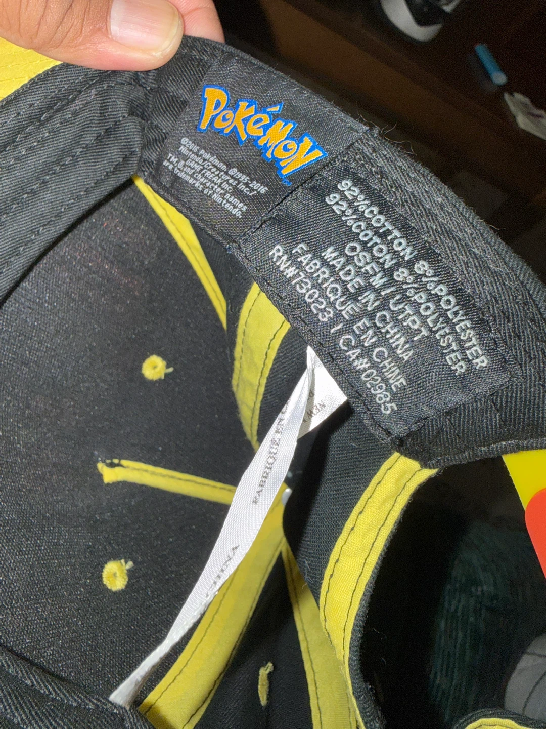 POKEMON PILACHU SNAPBACK HAT - photo 4