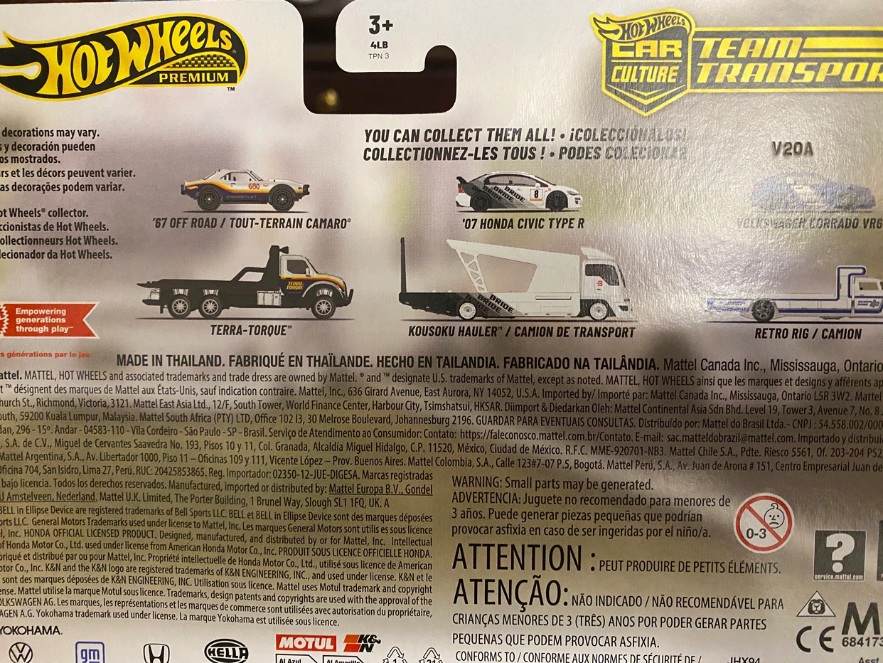 Hot Wheels Car Culture Team Transport '07 Honda Civic Type R - photo 4