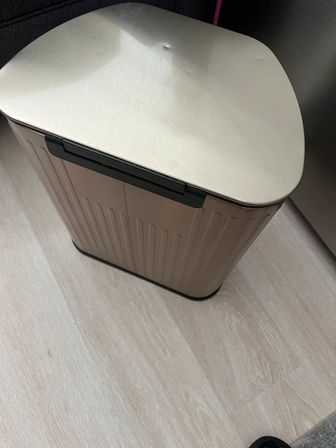 Bronze Stainless Steel Step Trash Can - photo 5