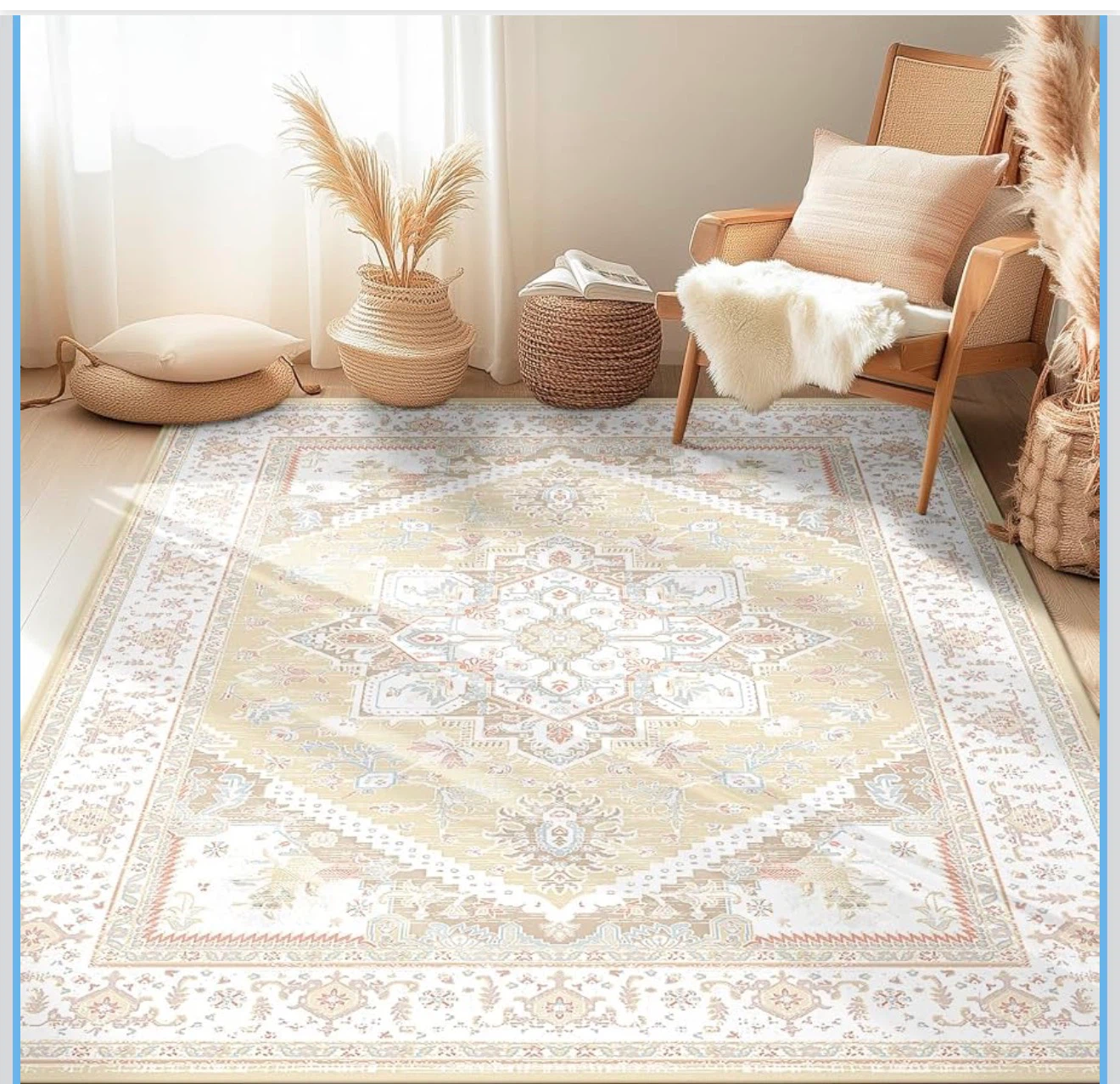 Machine Washable Area Rug