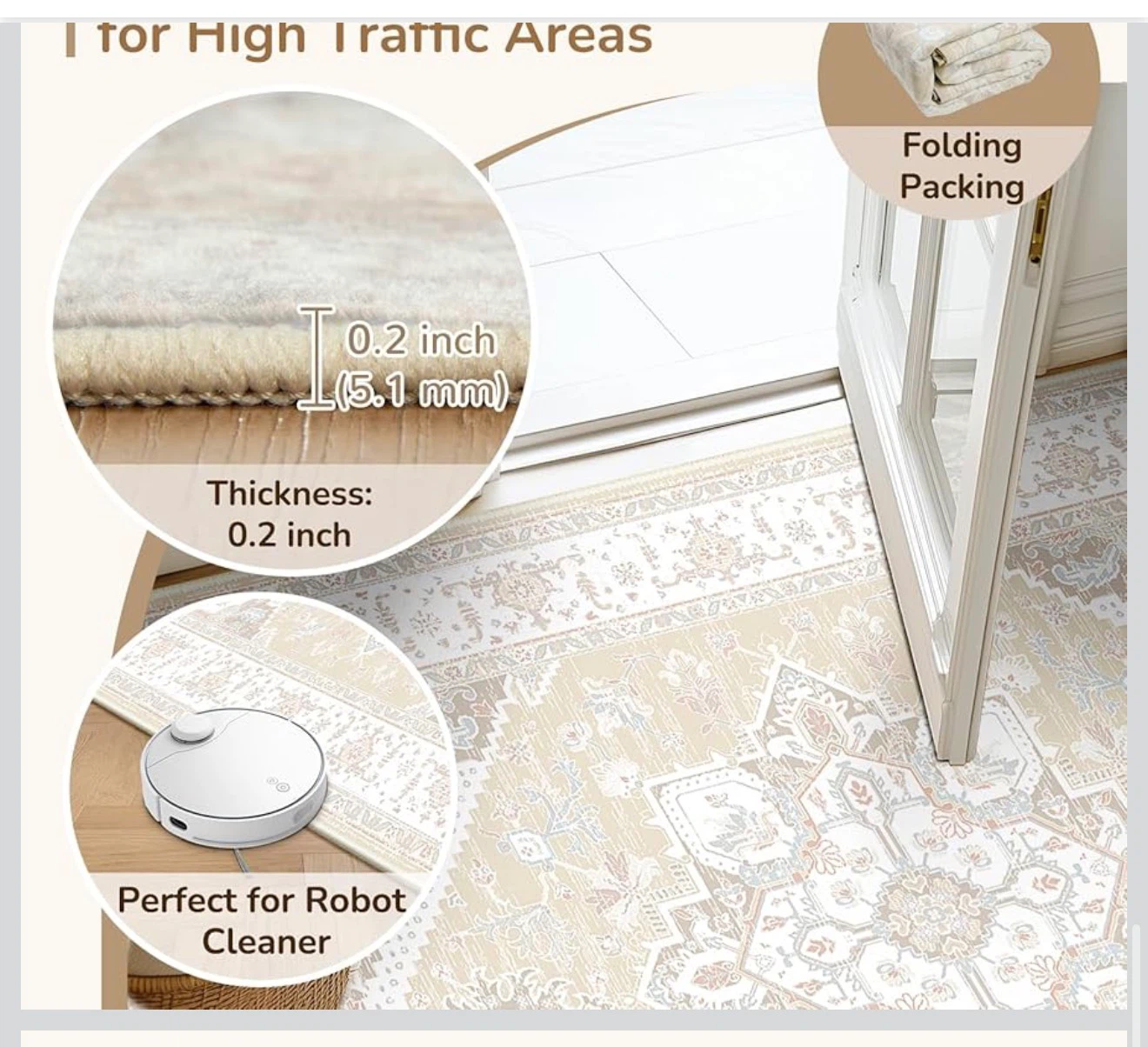 Machine Washable Area Rug - photo 4
