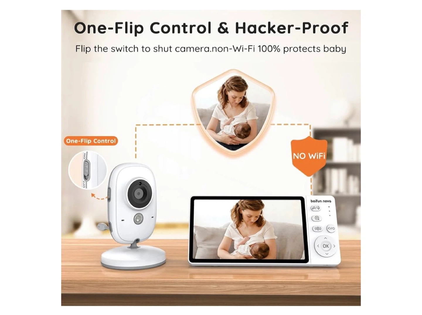 Boifun Nova 5" Baby Monitor - photo 3