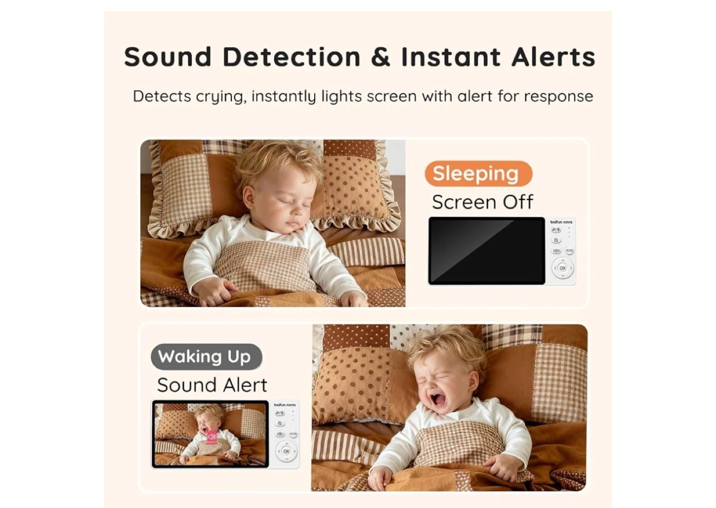Boifun Nova 5" Baby Monitor - photo 4