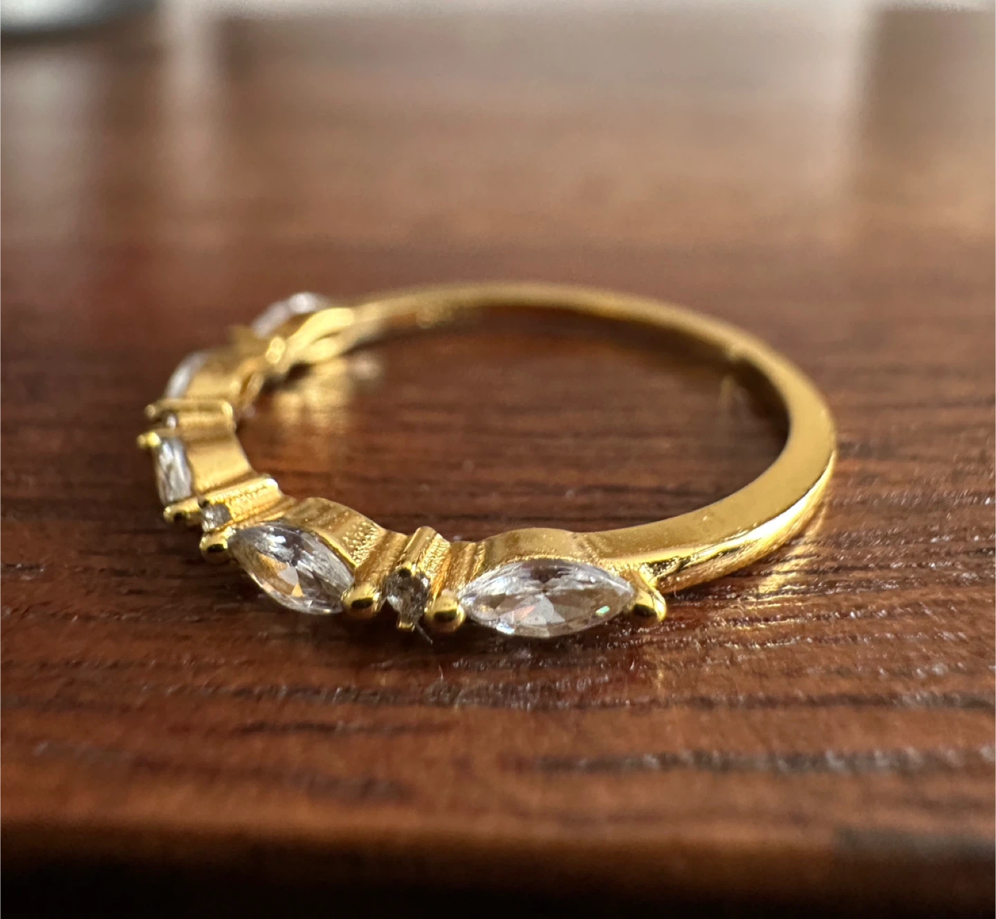 Gold-plated  marquise ring - $5 - East York