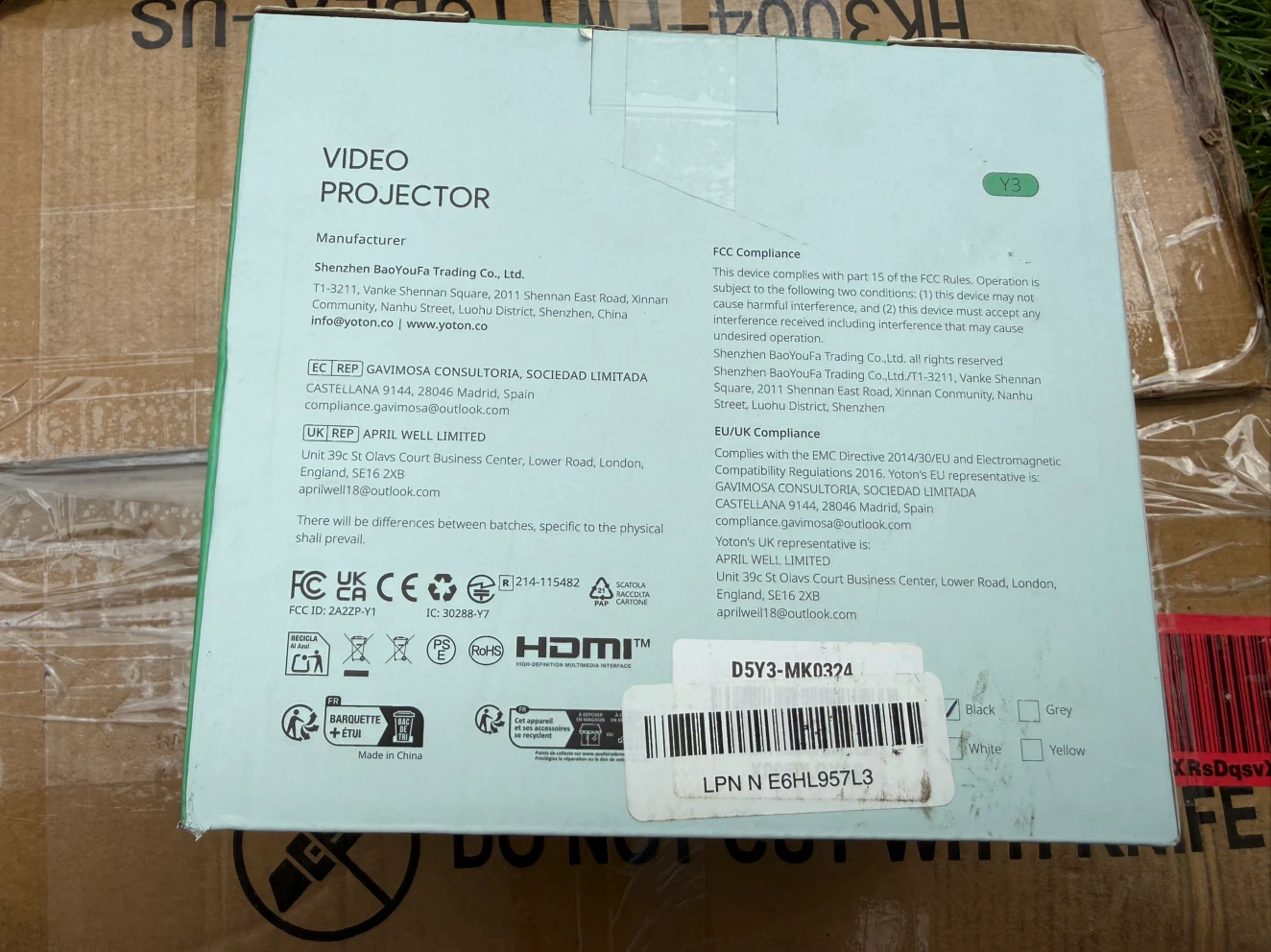 Yoton Video Projector - photo 2