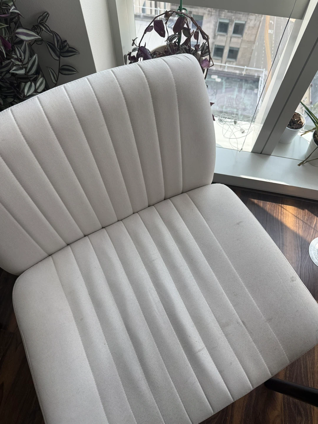 Ivory Office Chair with Wheels - photo 3