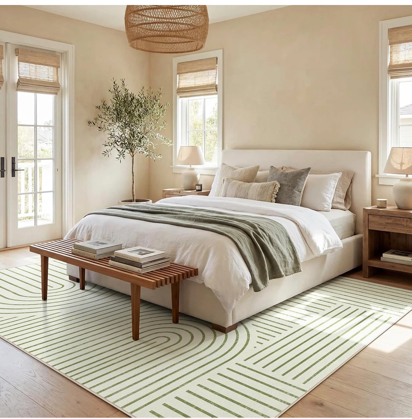 Arch Pattern Area Rug - photo 2