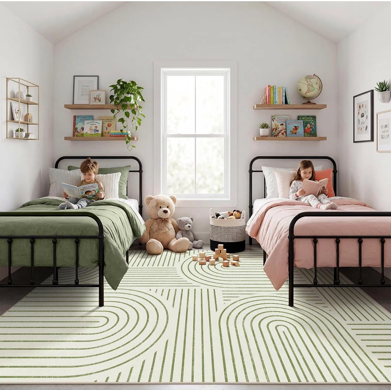 Arch Pattern Area Rug - photo 5