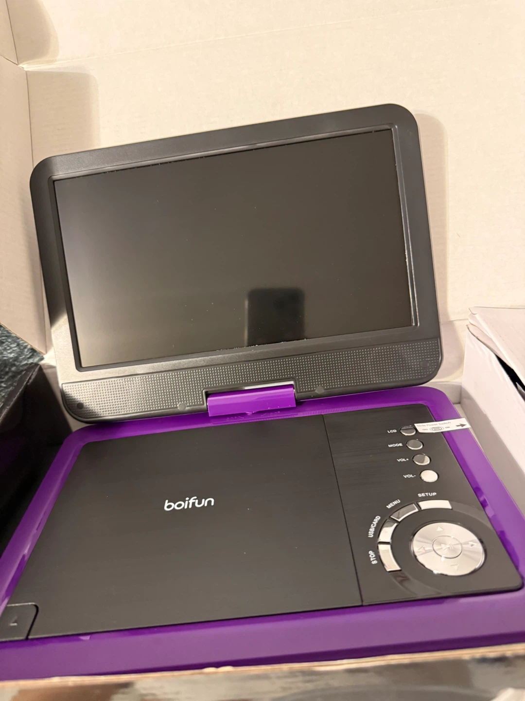 Boifun Portable DVD Player Purple