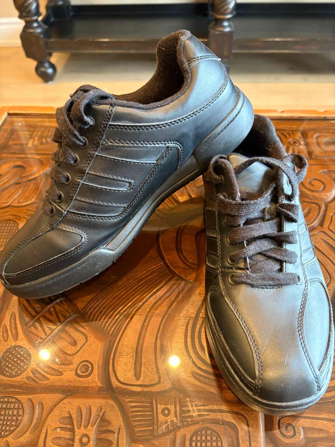 Dr. Scholl's Careers Bennet Black Leather Shoes