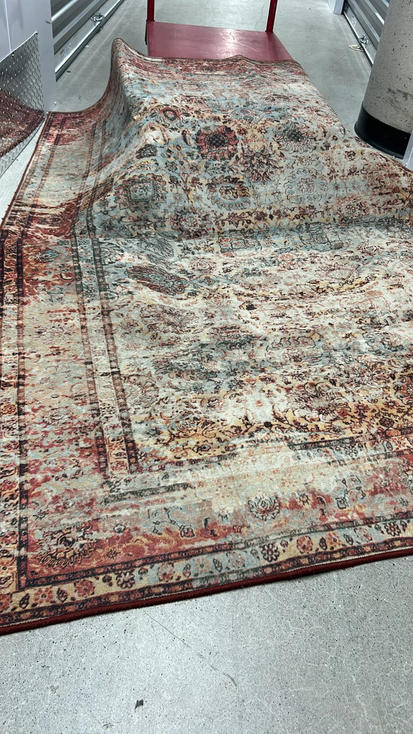 Distressed Oriental Style Area Rug - photo 2