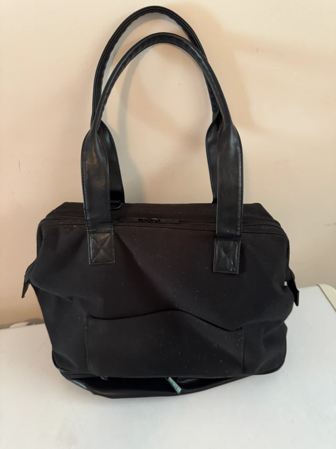 BÉIS Black Canvas Weekender Bag