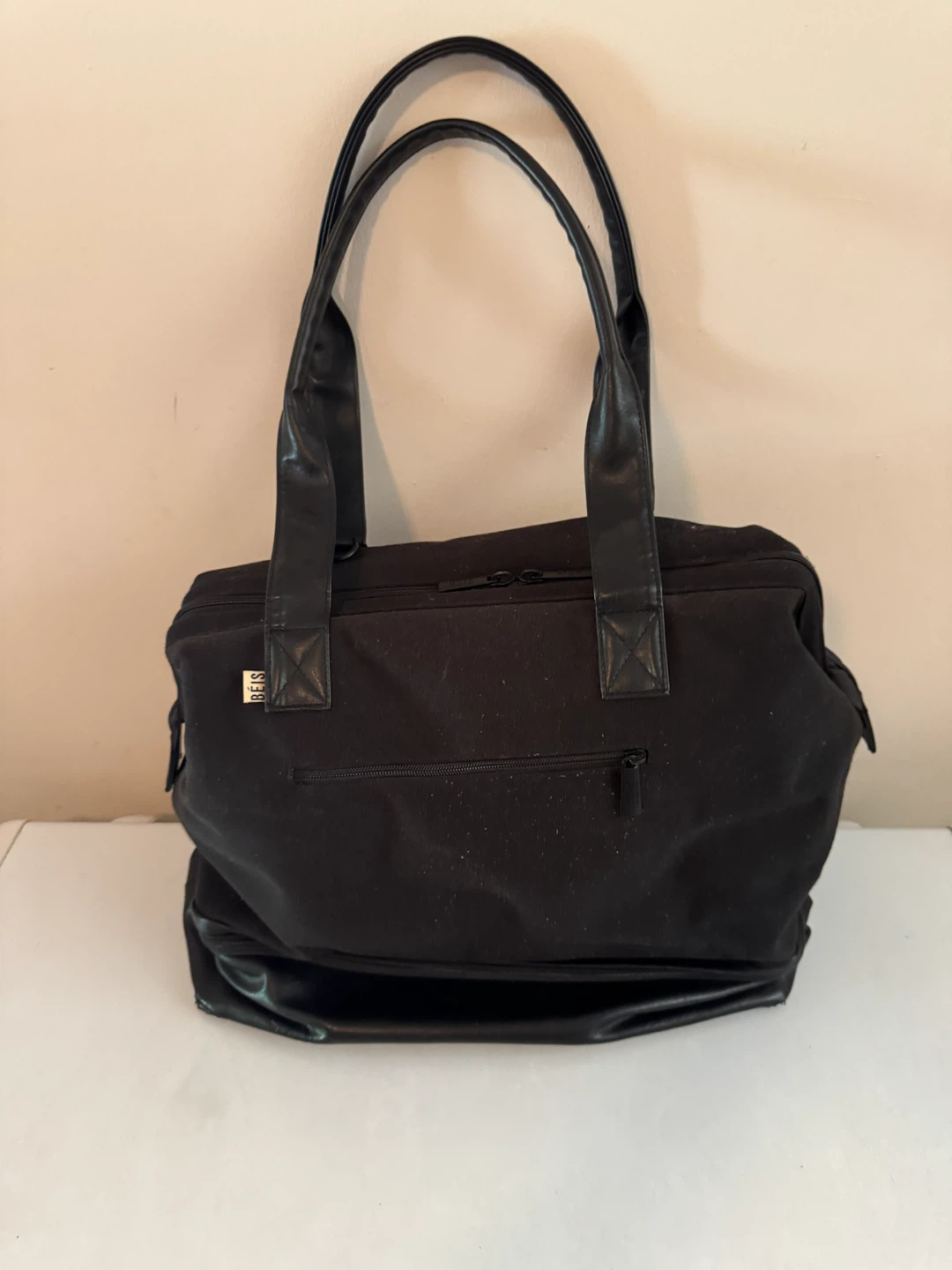 BÉIS Black Canvas Weekender Bag - photo 2
