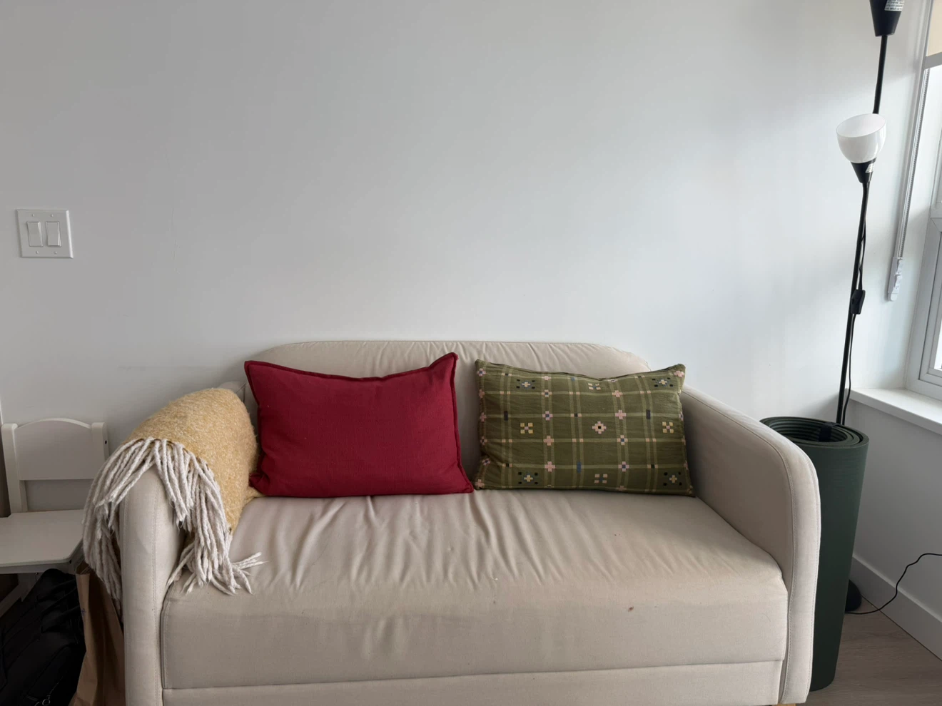 Ikea Light Beige Loveseat Sofa
